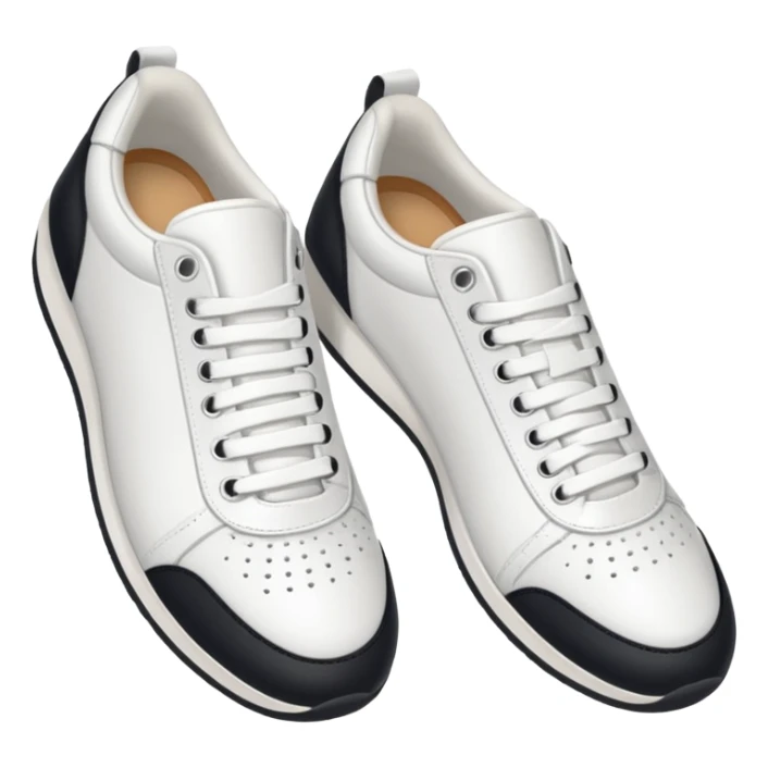 an ios genmoji for a pair of white sneakers  sticker