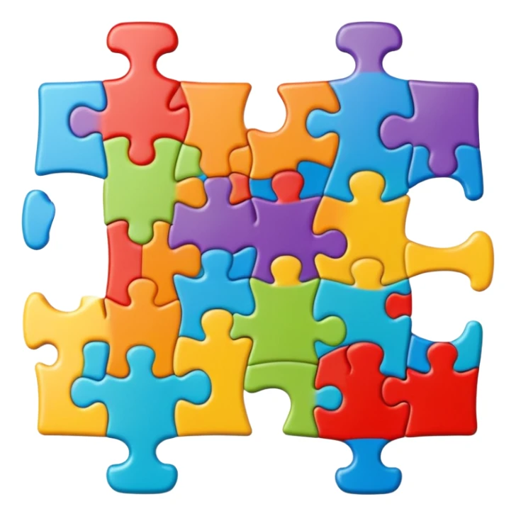 puzzle emoji about Speed over Perfection sticker