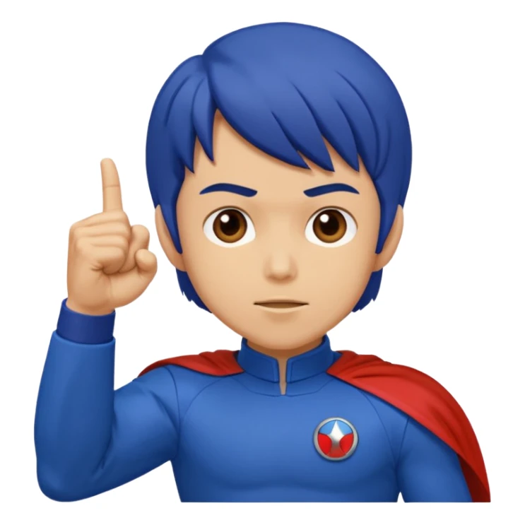 Mark from "Battle of the Planets" doing fist pump. sticker