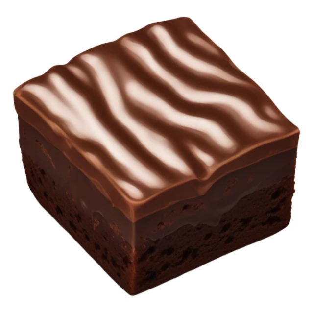 brownie top view sticker
