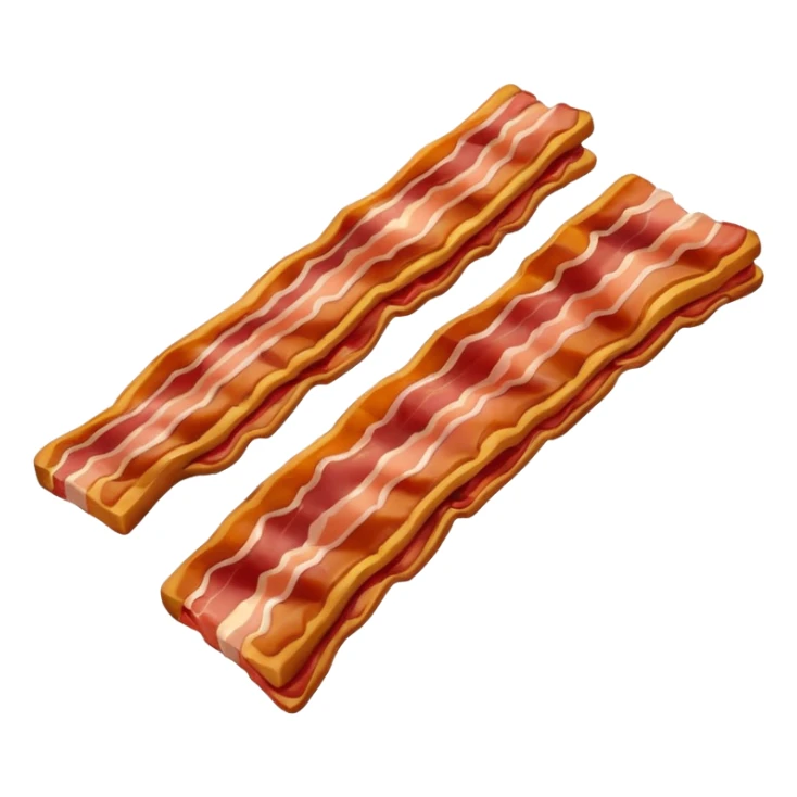 pieces of crispy bacon sticker