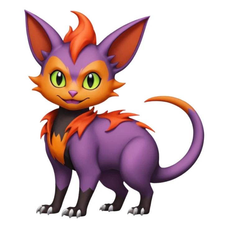 Noivern-Noibat-Torracat-fusion sticker