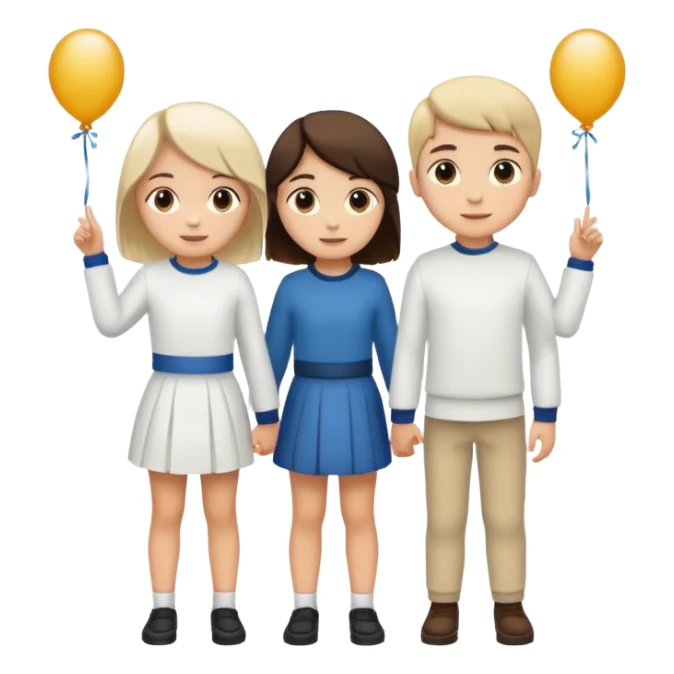 ১৬ডিসেম্বর উপলক্ষে শুভেচ্ছা । A banner is standing with a boy on one side and a girl on the other. sticker