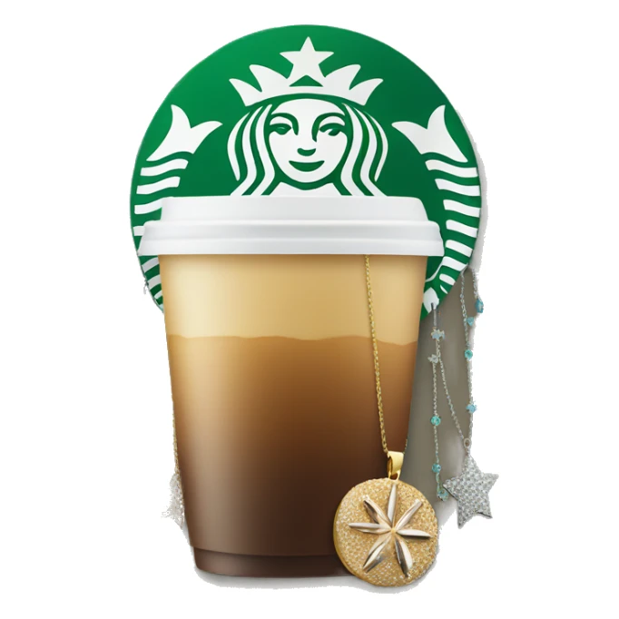 Starbucks and jewelery sticker