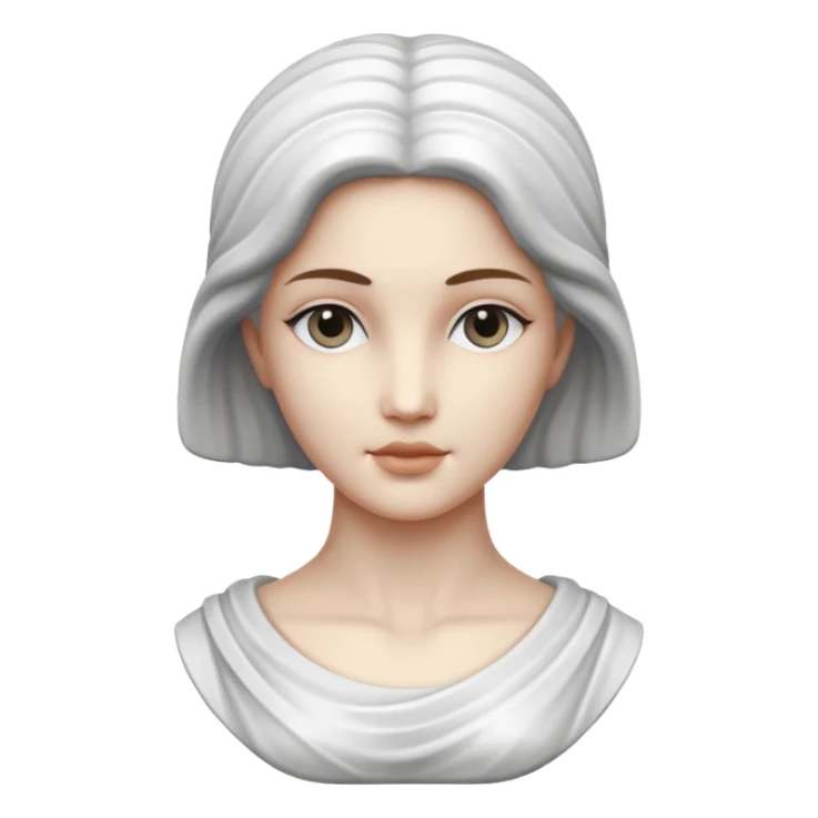 Marble statue of woman sticker