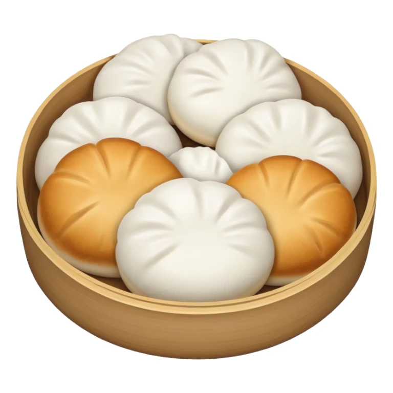 one NORMAL steamed bun WITH NO FACE!!! just a NORMAL STEAMED BUN!!! sticker