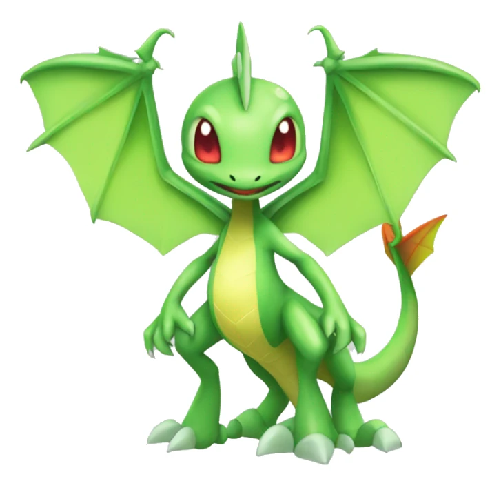 Full body shiny Flygon-Scyther-grovyle sticker