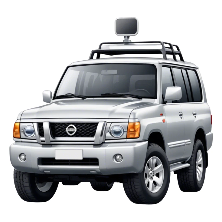 Nissan Patrol - Nissan (Model Year: 2022) (Iconic colour: Silver) sticker