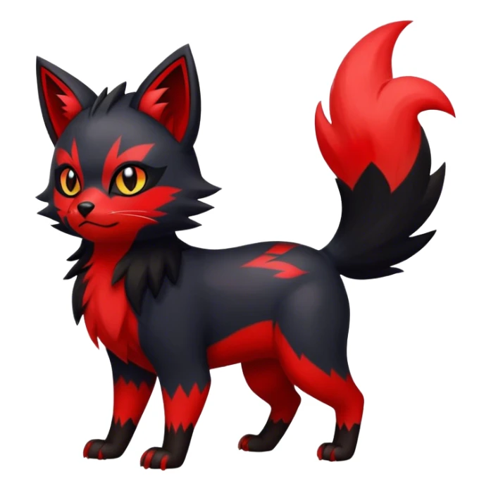 Litten-Zorua-hybrid full body sticker