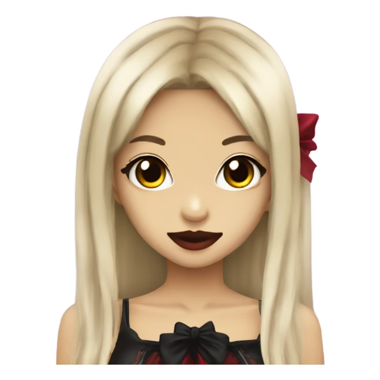 Vampire gyaru girl sticker