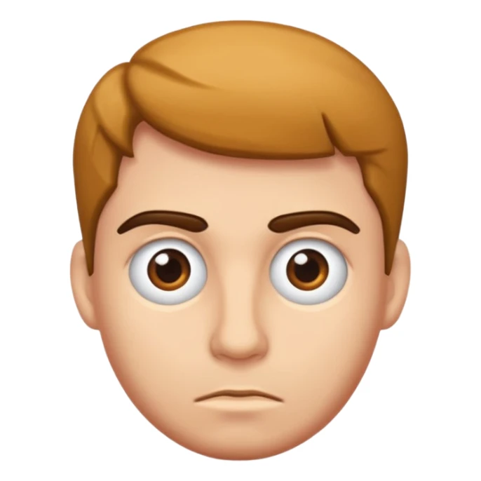 Emoji pour se moquer de quelq'un qui plier  sticker