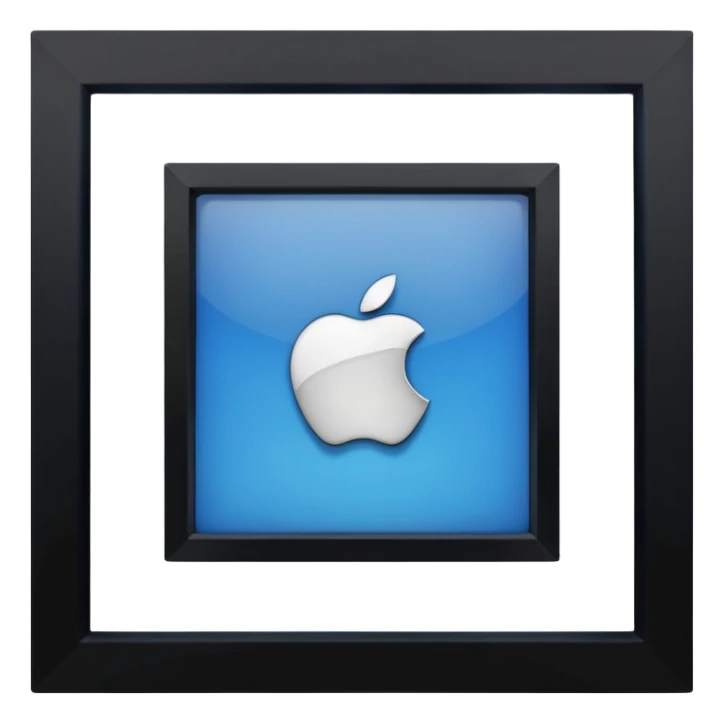 mac os icon crop ruler square wall painting sticker