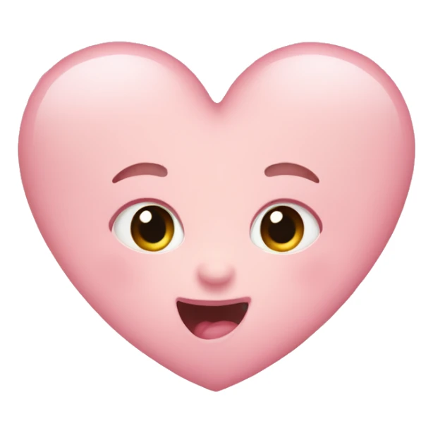 Baby pink heart sticker