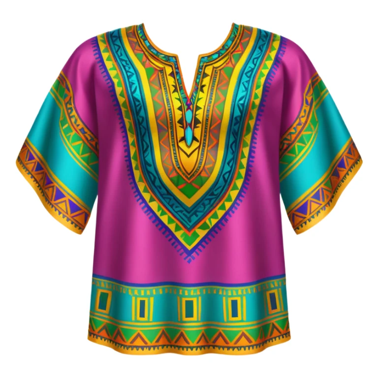 Dashiki with no human just the dress sticker