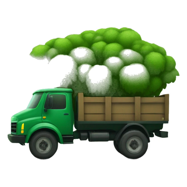 Forest like green Truck without a trailer sticker