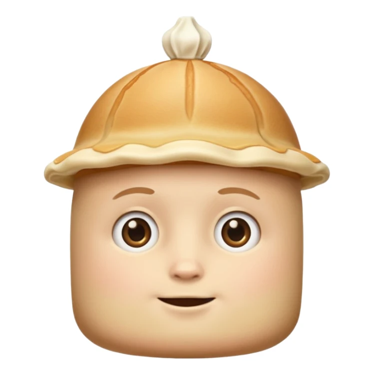 Mini pekka con un panqueque en la cabeza sticker