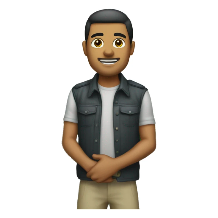 Hombre en el parque de san pedro sula sticker