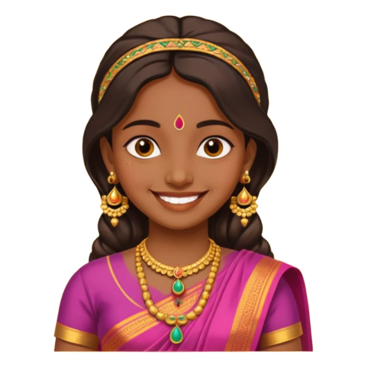 South India aesthetics for a girl’s picture  sticker