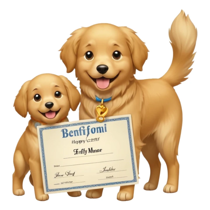 Certified Dog Owner Benefits sticker