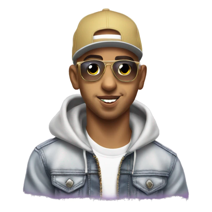 Puerto Rican rapper and singer Bad Bunny
 sticker
