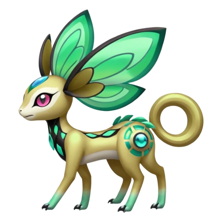 Meloetta-Inteleon-Gabite-Keldeon-Pokémon-Fakémon-fusion-hybrid-creature sticker