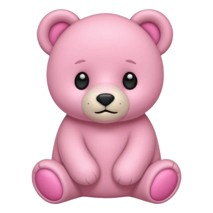 Osito rosado pastel sticker