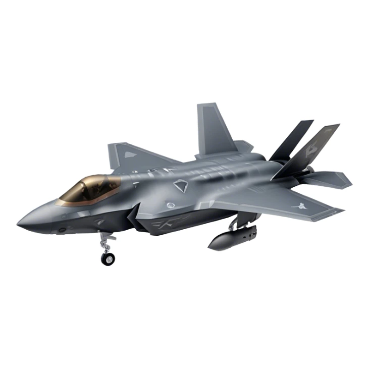 F-35 Lightning II - Lockheed Martin (Model Year: 2022) (Iconic colour: Stealth gray) sticker