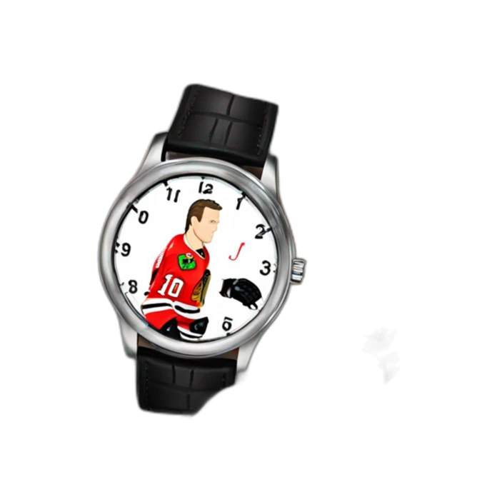 Jonathan Toews as a luxury wristwatch sticker