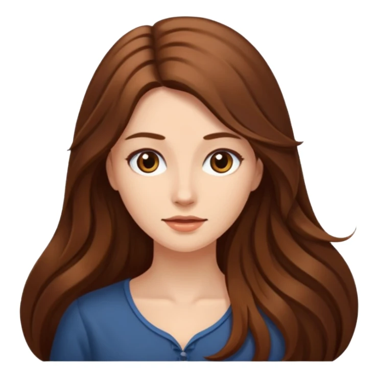 Women with long hair sticker