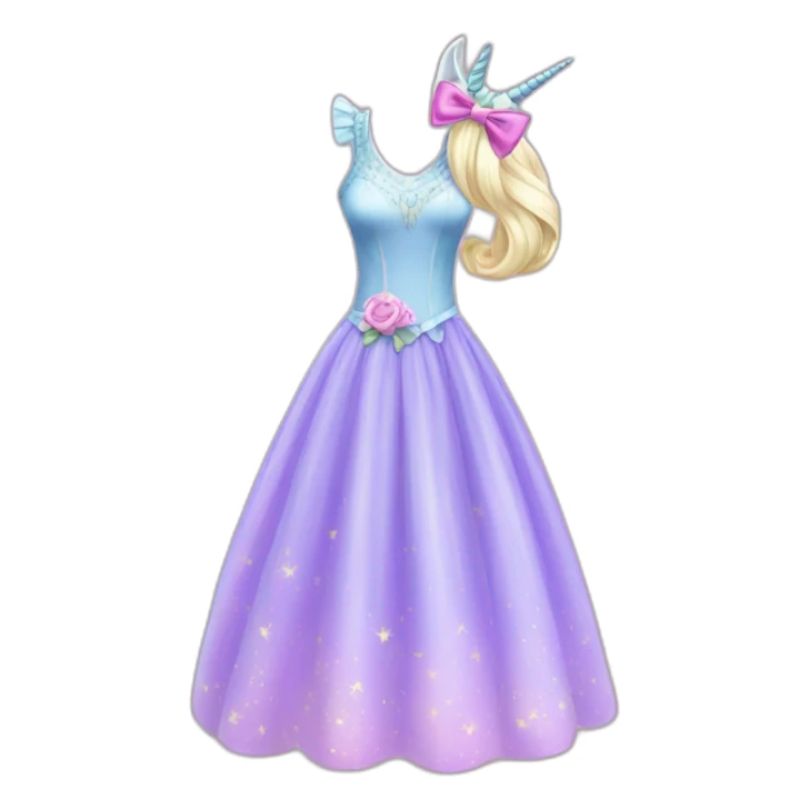 UN HONGO VESTIDO DE UNICORNIO sticker