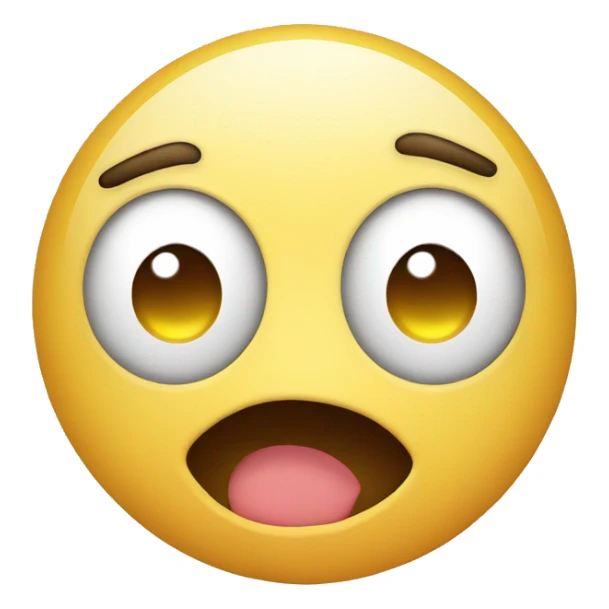 Laughing emoji with a sad eye sticker