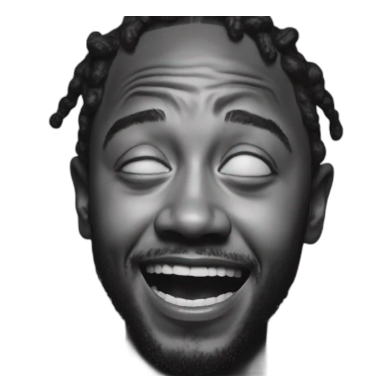 Kendrick lamar crying of laugh sticker