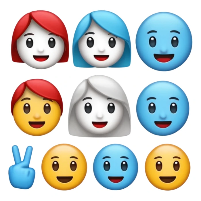 Yuvarlak bir TikTok mavi tik emojisi sticker