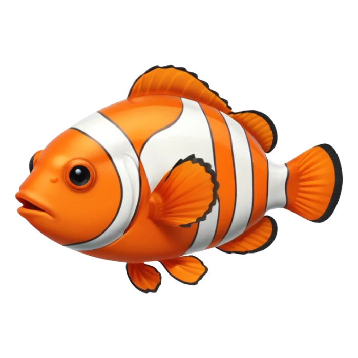 Clown fish in the aquarium sticker