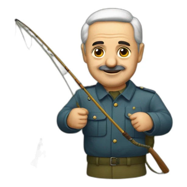 francisco franco pescando arunes sticker