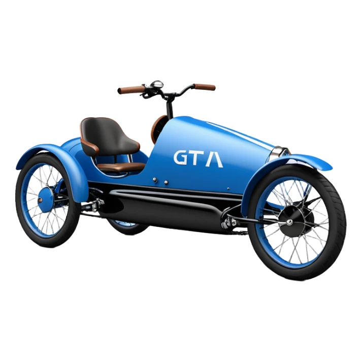 Dark Trooper’s 1931 Bugatti electric cyclekart with advanced rugged independent suspension, power steering and disc brakes  sticker