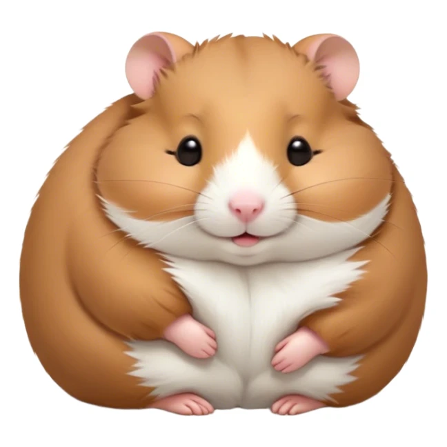 Meme-Worthy Cute Sleeping Brown Hamster Portrait Emoji, Head resting peacefully with a contented smile, showcasing a delightfully compact build and a luxuriously soft rich brown coat, eyes shut in a serene nap, Simplified yet hilariously adorable features, highly detailed, glowing with a soft, drowsy light, high shine, relaxed and utterly lovable, stylized with an air of playful laziness, bright and heartwarming, soft glowing outline, capturing the essence of a comically sleepy hamster, so meme-worthy it feels like it could instantly become the next viral sensation of adorable slumber! sticker
