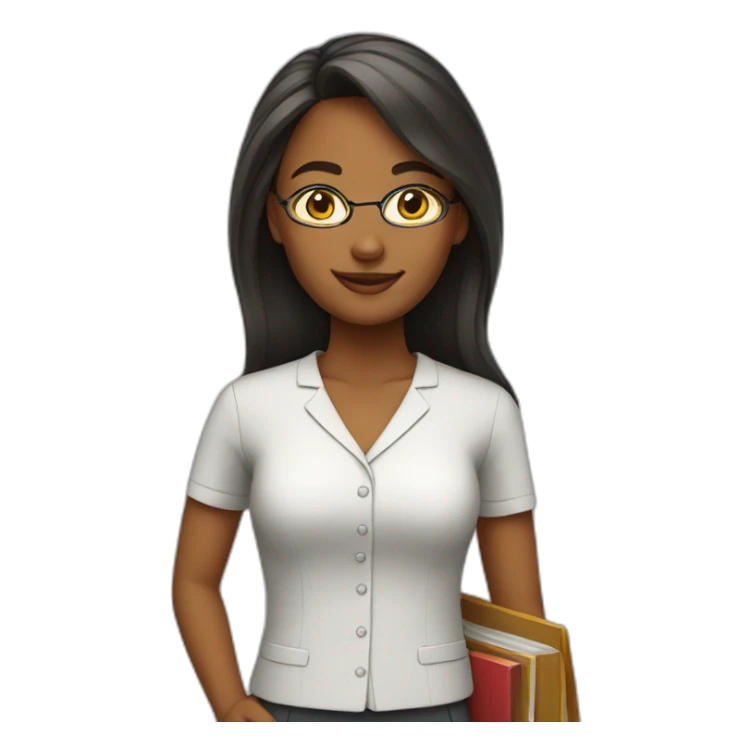 teacher young woman sticker