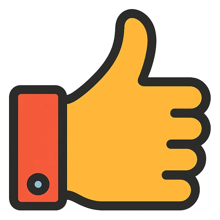 thumb up
 sticker