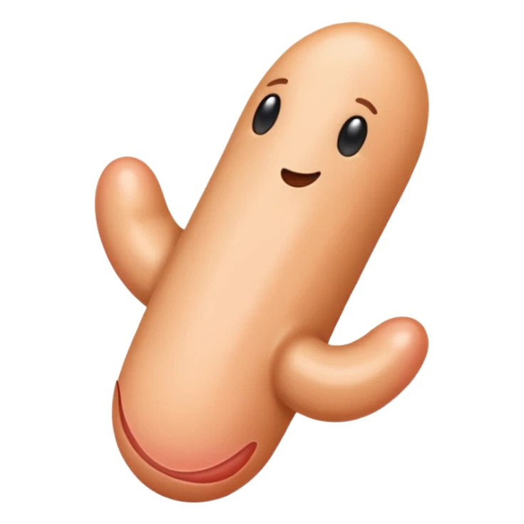 Ejaculating orgasm penis sticker