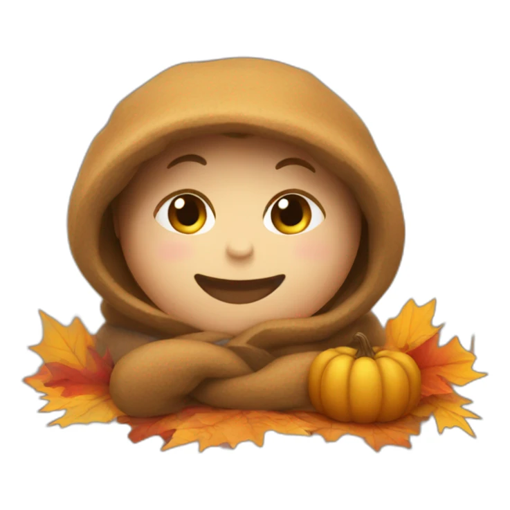 cosy fall sticker