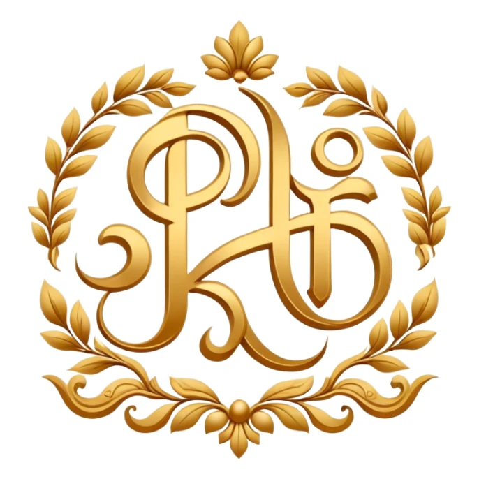 elegant Hindi calligraphy of the word Husn with decorative elements sticker