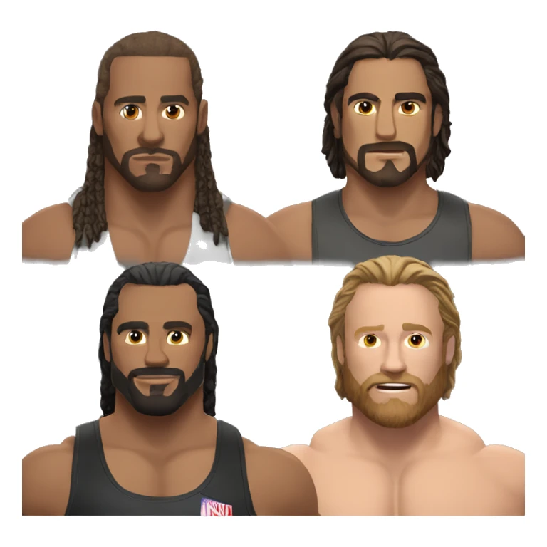 Réunion de The Shield wwe super réaliste sticker