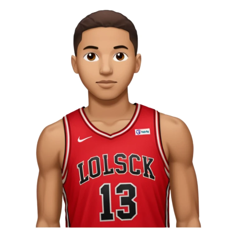 Tyrese haliburton in a Derrick rose Jersey sticker