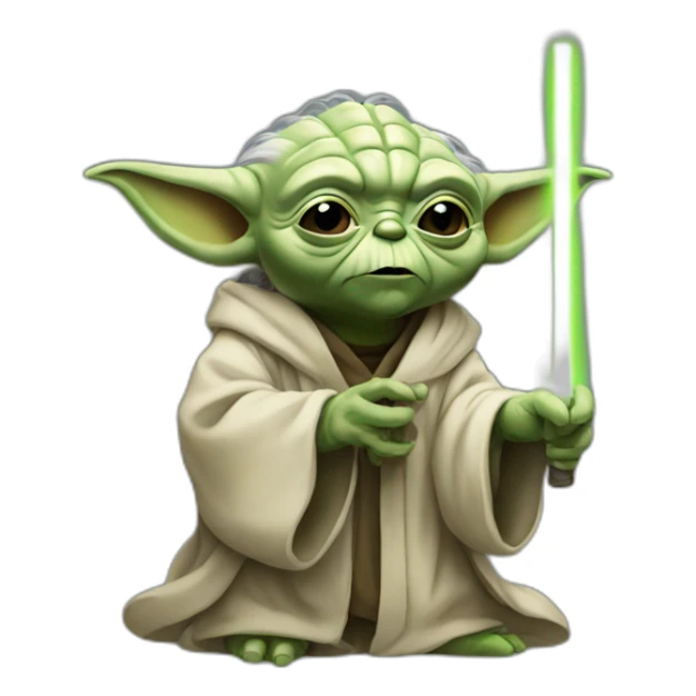 Yoda qui fume sticker