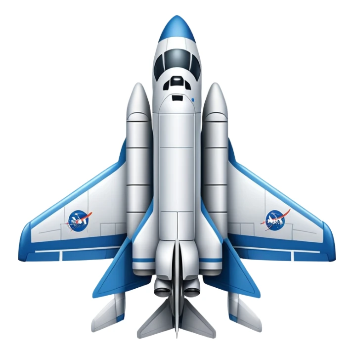 An icon featuring a collage of a space shuttle, a drone, and an airplane, symbolizing aerospace technology. The design includes rocket engines, wings, and flight paths, representing advancements in aviation and space exploration. Transparent background highlights cutting-edge aerospace engineering. sticker
