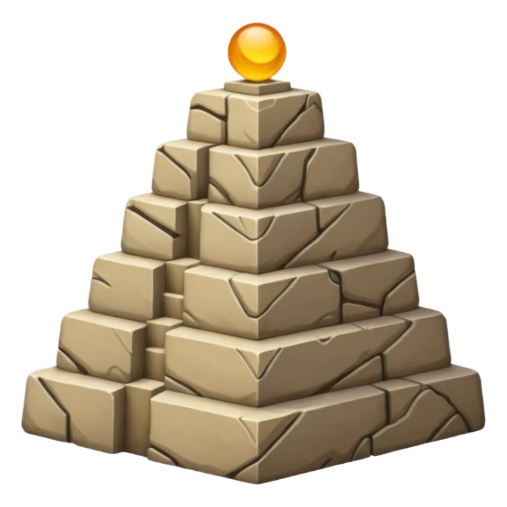 Emoji of Ziggurat sticker