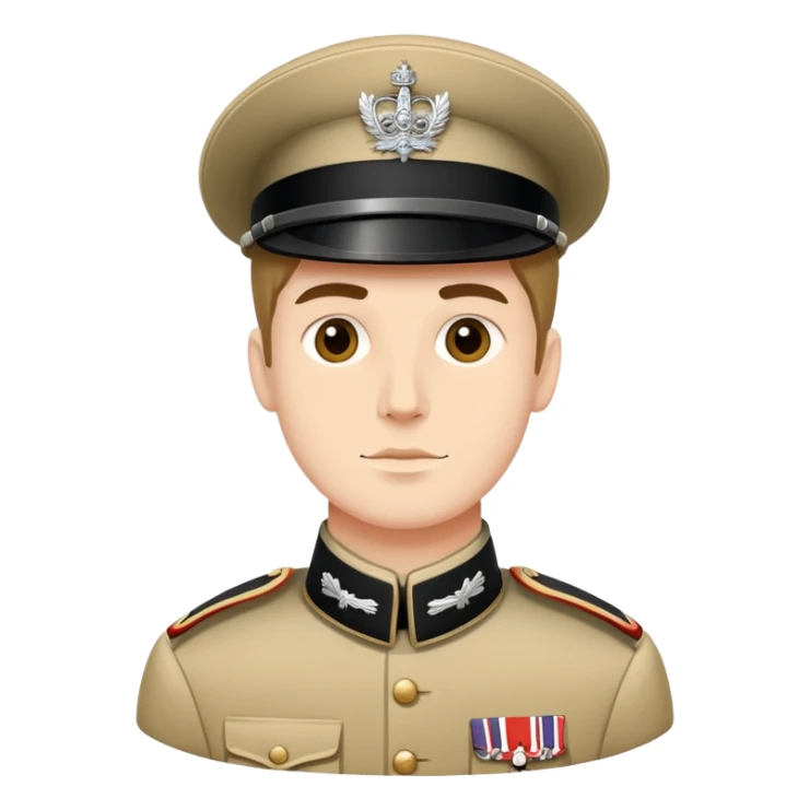 British soldier 19 century sticker