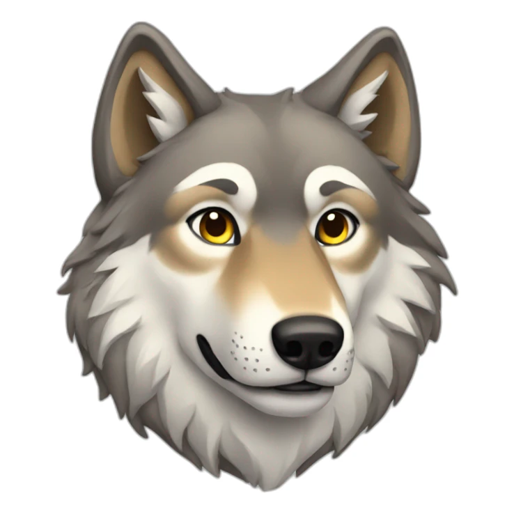 wolf sticker