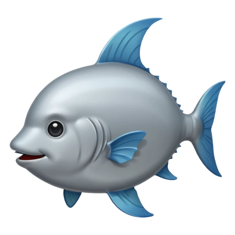 Emoji of Sunfish (also known as moonfish) sticker
